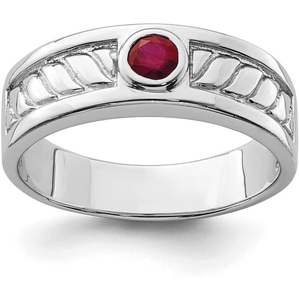 【並行輸入品】Auriga Fine Jewelry Sterling Silver Ruby Ri...