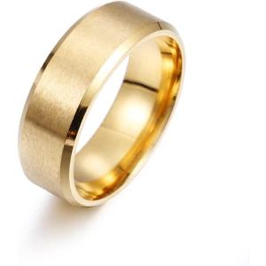【並行輸入品】ArdbegCS 8mm ベーシックリング   マットステンレススチールメンズリング ...
