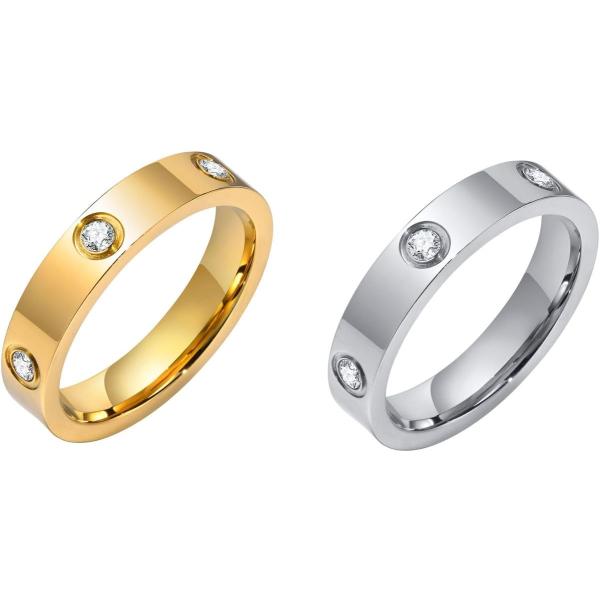 【並行輸入品】XUANPAI 18K ゴールド ラブリング 友情 カップル リング ファッション か...