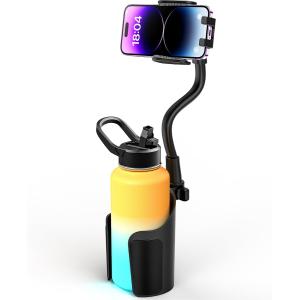 【並行輸入品】TAZENI カップホルダー携帯電話マウント 車用 グースネックカップ 携帯電話ホルダー 車ボトル用 携帯電話シートカップホルダー 並行