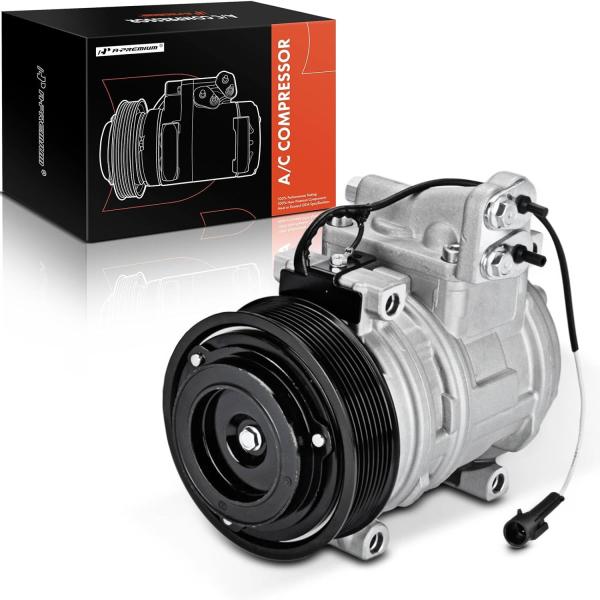 【並行輸入品】A-Premium エアコンエアコンコンプレッサー クラッチ付き メルセデスベンツ C...