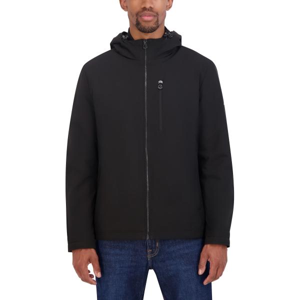 Nautica Men&apos;s Transitional Sherpa Lined Hooded Jac...