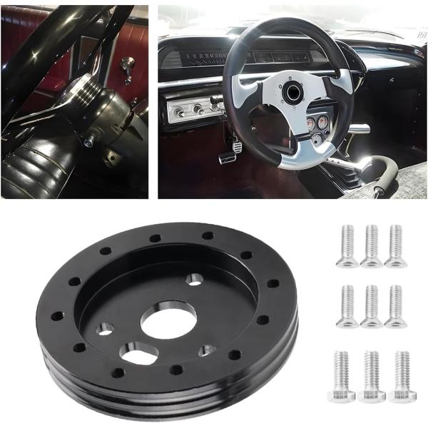 【並行輸入品】AICEL 0.5インチ 車用ステアリングホイールハブアダプター 変換スペーサー 6穴...