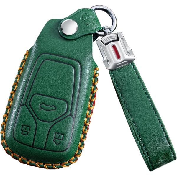 【並行輸入品】LEXKASO Car Key Fob Cover with Keychain for...