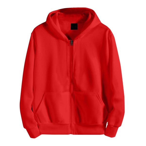 【並行輸入品】XIAXOGOOL Men's Plain Basic Hoodie Full Zip...
