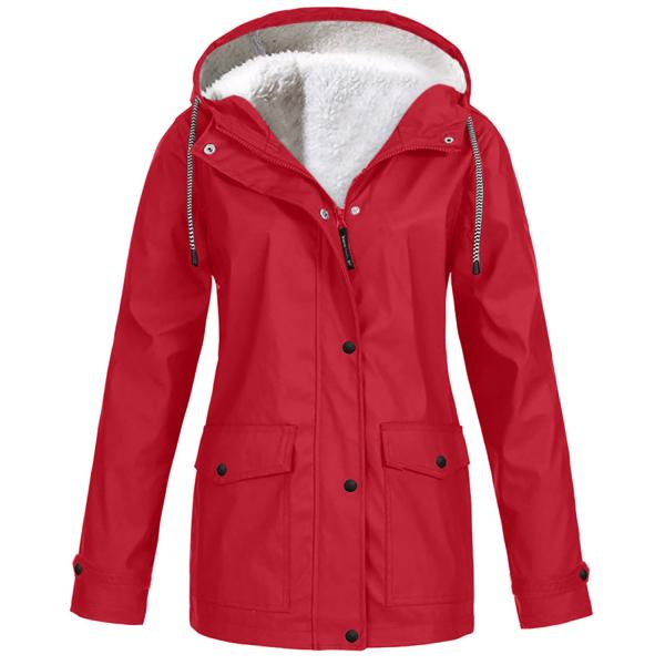 Rain Coats For Women Waterproof With Hood Zip Up W...