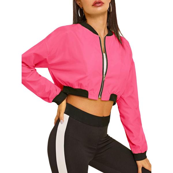 LAOARA Womens Zip Up Jacket Y2K Trending Cloth Lon...