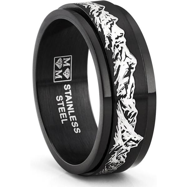 【並行輸入品】Metal Masters Co. Men's Black Stainless Ste...