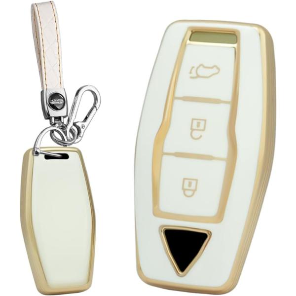 【並行輸入品】SANRILY ゴールデンエッジ 3ボタン 2023 キーフォブカバー 三菱アウトラン...