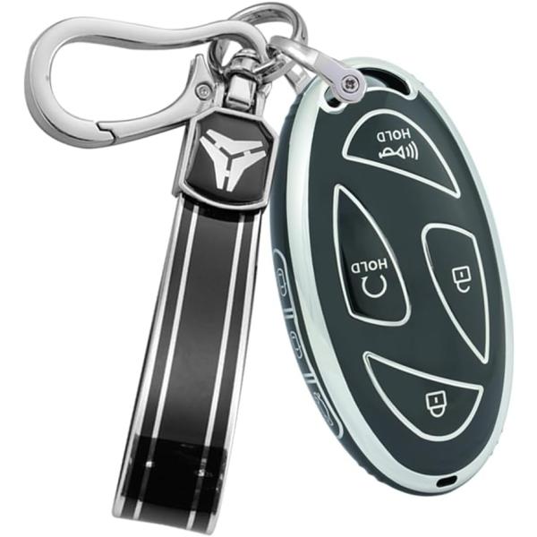 【並行輸入品】ontto 7 Buttons Key Cover with Keychain Lig...