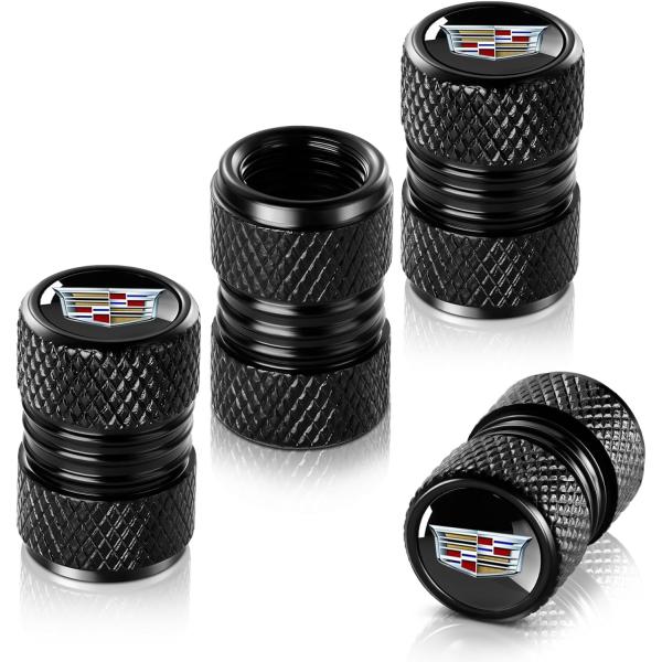 【並行輸入品】PARKTREE Tire Valve Stem Cap Cover for Cadi...