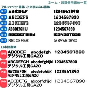 Tシャツ印刷・ワンポイントネーム・番号プレスプリントの詳細画像3