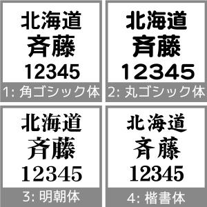 ゼッケン【一般用】2段 15×10cmの詳細画像2