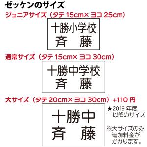 ゼッケン【バドミントン用】2段の詳細画像2