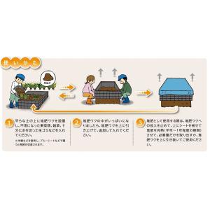 サンポリ 堆肥枠 A-19 角型 容量1520...の詳細画像1
