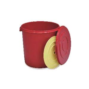 みそ樽 押し蓋付 #25 25L ブラウン 食品衛生法適合 日本製 つけもの