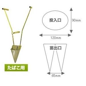 簡易移植器 2寸ポット苗用 たばこ用 : 農家の応援隊 かわニャン Yahoo