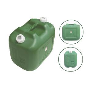 ヒシエス 軽油缶 ワイド 20L 消防法適合品 グリーン ポリエチレン