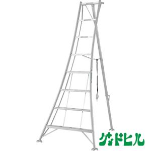 KWX-240 アルインコ(ALINCO) オールアルミ三脚脚立 全高2.47m 8尺　送料無料 （北海道・沖縄・離島除く）検索：剪定 庭掃除 枝切 お庭 キンモクセイ｜グッドヒルヤフーショッピング店