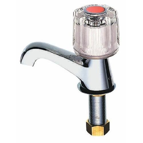 SANEI(サンエイ) 立水栓 洗面所用 湯用 呼び13 JY50JC-13-R