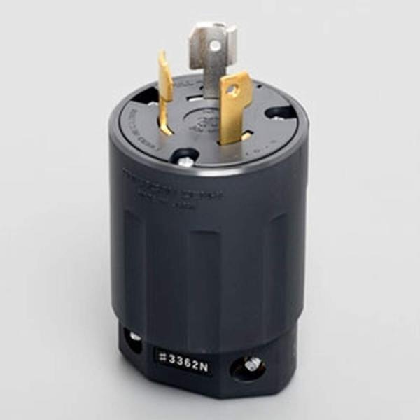 アメリカン電機 引掛形 プラグ 黒 3P600V