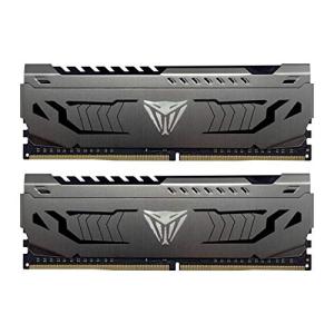 Patriot Viper Steel DDR4 3200MHz PC4-25600 32GB (16GB x 2枚) アルミニウム製ヒートシンク デ