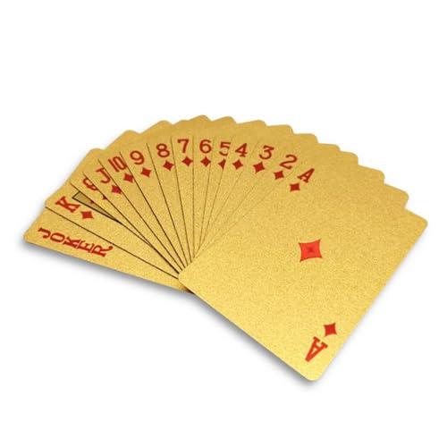 トランプ プラスチック おしゃれ カード ゲーム ゴールド 金 ゴージャス 輝く セレブ ジョークグ...