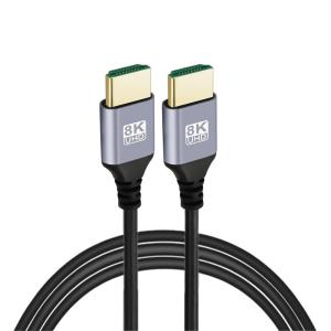 NFHK HDMI 2.1 超薄型HDTVケーブル 8K 4K ハイパースーパーフレキシブルスリムコード 高速タイプAオス-オス コンピューターHDT