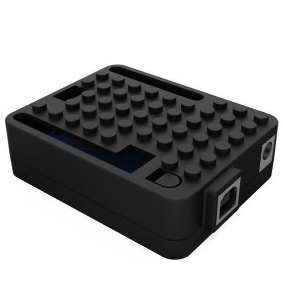 waves Arduino Uno 用 ブロック スタック ケース (黒)