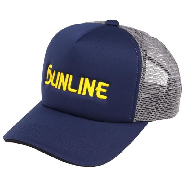 サンライン(SUNLINE) ロゴメッシュキャップ ネイビー CP-3832