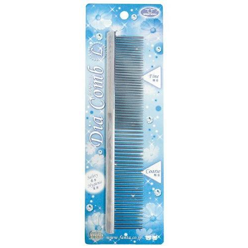 ファンタジーワールド ダイヤコーム L (犬 猫用)細め+粗目コーム