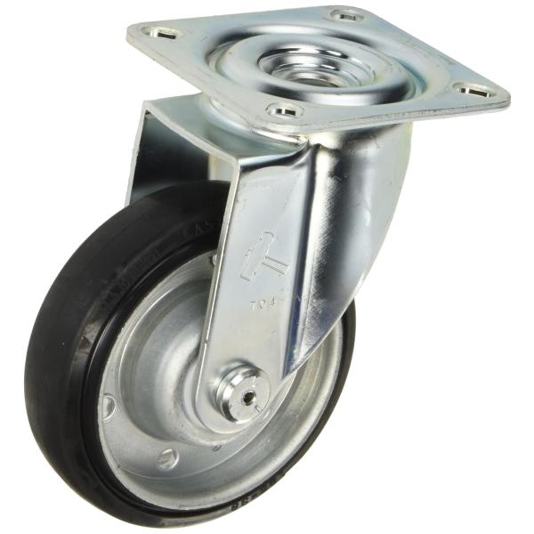 ハンマーキャスター(Hammer Caster) 軽量キャスター 旋回式ゴム車輪 125mm 420...