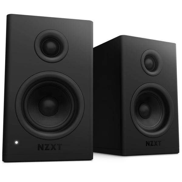 NZXT Relay Speakers Black デスクトップサイズ アンプ内蔵 PCスピーカー ...