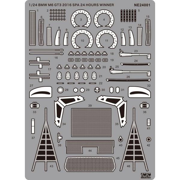 プラッツ/NuNu 1/24 レーシングシリーズ BMW M6 GT3 2016 スパ24時間レース...