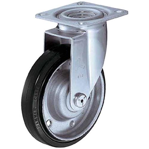 ハンマーキャスター(Hammer Caster)軽量キャスター 旋回式ゴム車輪 100mm 4202...