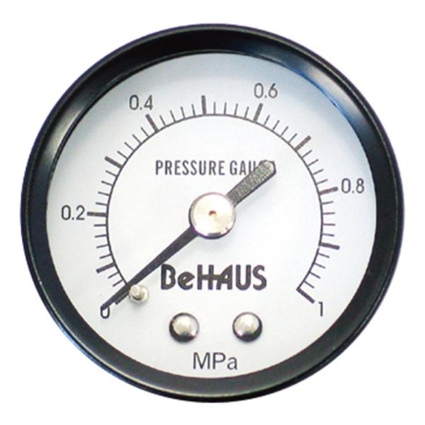 新潟精機 BeHAUS 圧力計 40型 40x10(埋込) T-614