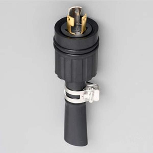 アメリカン電機 引掛形 防水形プラグ 黒 接地形2P125V