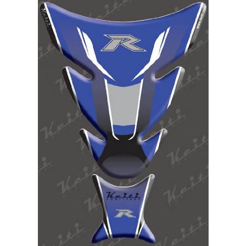 Keiti(ケイティ) タンクパッド Kawasaki・R/ブル- UVクリアコーティング 17.5...