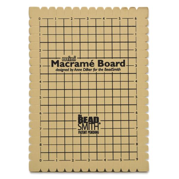 Beadsmith ミニマクラメボード、7.5 x 10.5インチ、厚さ0.5インチのフォーム、6 ...