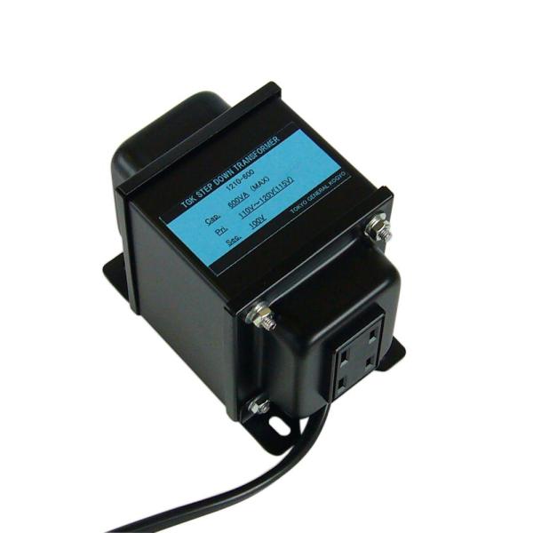 変圧器工房 日本製 変圧器 ステップダウントランス 600W 110〜120V→100V アメリカ・...
