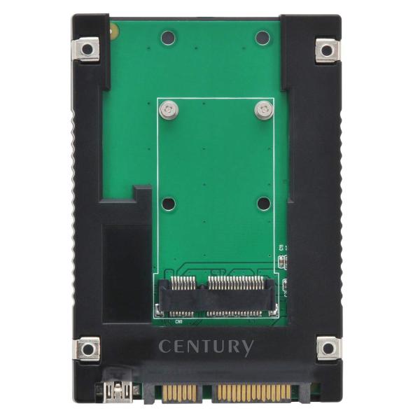センチュリー mSATA-SSD to 2.5&quot;SATA変換アダプター 「裸族のインナー for m...