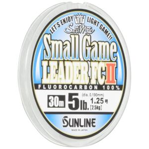サンライン(SUNLINE) リーダー ソルティメイト スモールゲームリーターFC II フロロカーボン 30m 1.25号 5lb ナチュラルクリア