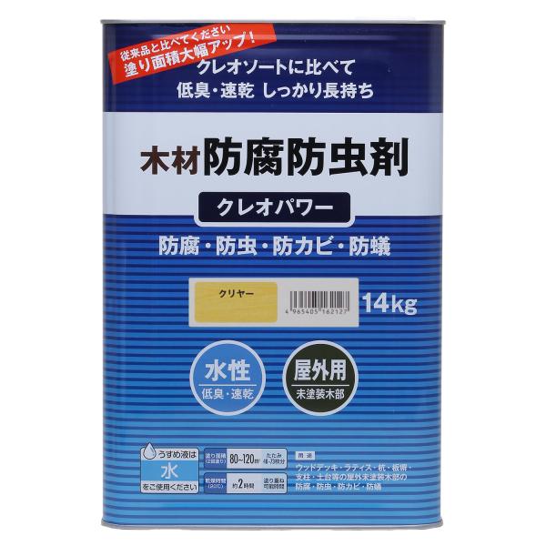 和信ペイント クレオパワー クリヤー 14kg 800505