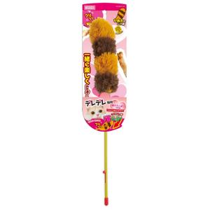 マルカン 猫用おもちゃ フリフリしっぽ猫じゃらし たぬき デレデレ猫用