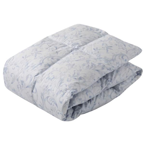 nishikawa 【 西川 】 ダウンケット (羽毛肌掛け布団) ブルー シングル フレンチホワイ...