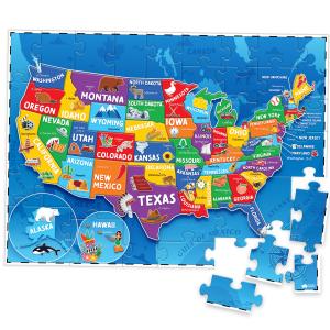 4~6歳向けアメリカ地図パズルの買取情報