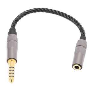 AC8G 変換ケーブル イヤホンジャック 6.35mm オス- 4.4mm メス 8芯 OFC