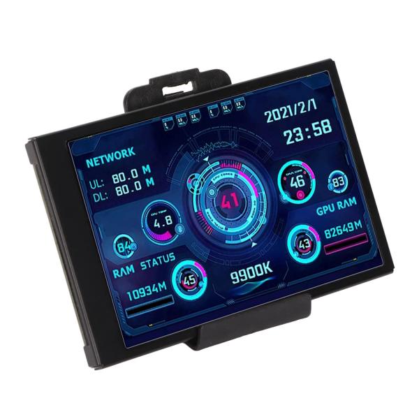 Vbestlife 3.5インチIPSUSBミニスクリーン、AIDA64 PC CPU RAMデータ...