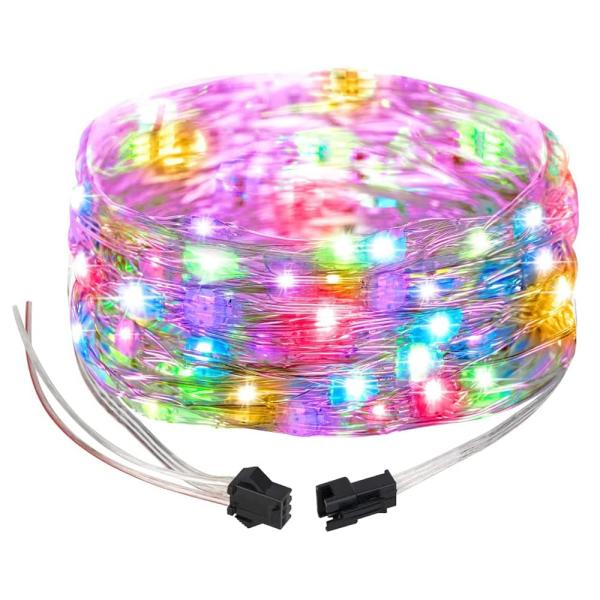 BTF-LIGHTING LEDイルミネーションライト 虹色 流れる フェアリーライト アドレス指定...