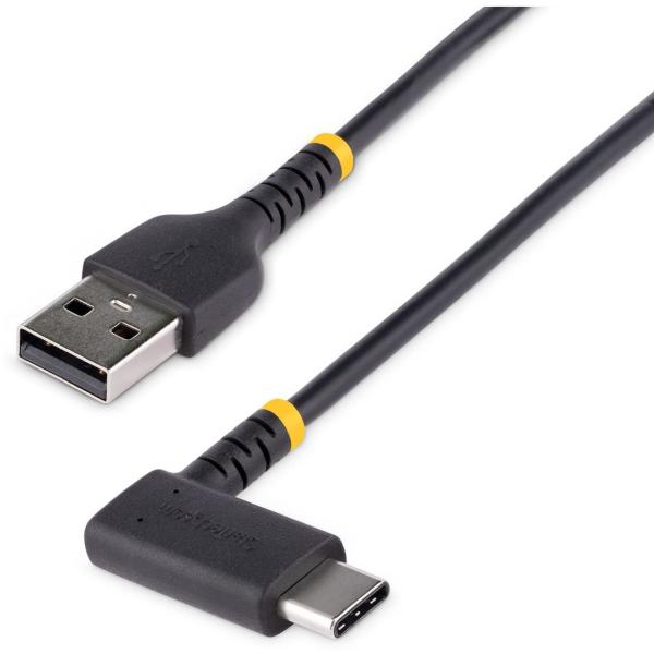 StarTech.com USBケーブル／USB-A - USB-C／30cm／USB 2.0／L型...